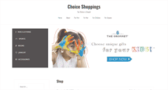 Desktop Screenshot of choiceshoppings.com